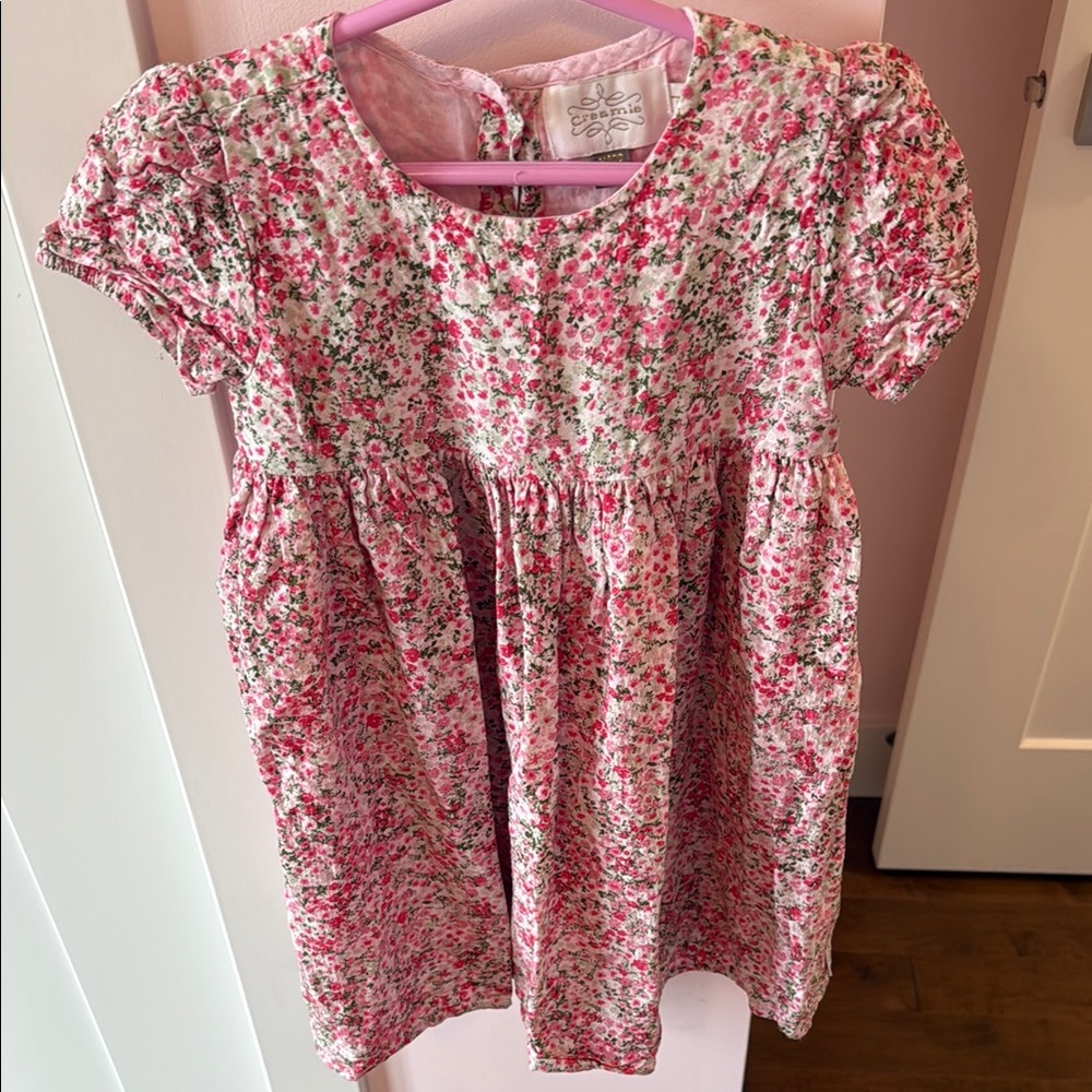 Floral Pink Dress 4T